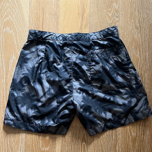 Uniqlo Dark Patterned Swim Shorts Men's S gently worn - Picture 5 of 7